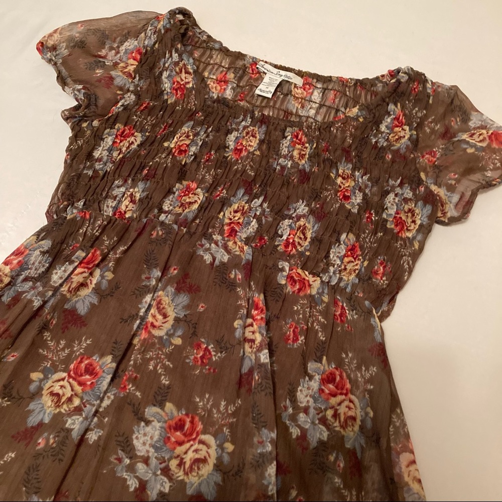 AMERICAN RAG Floral Ruffle Mini Dress - Picture 6 of 11